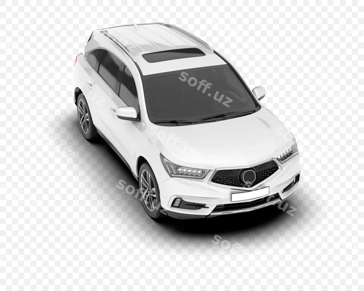 Lyukli oq rangli suv | Sleek white suv with sunroof 1