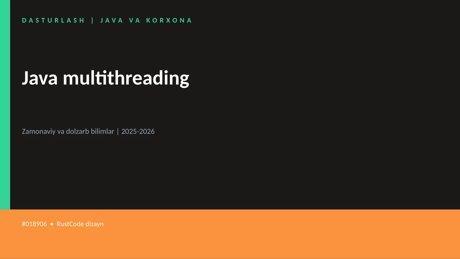 Java multithreading 1