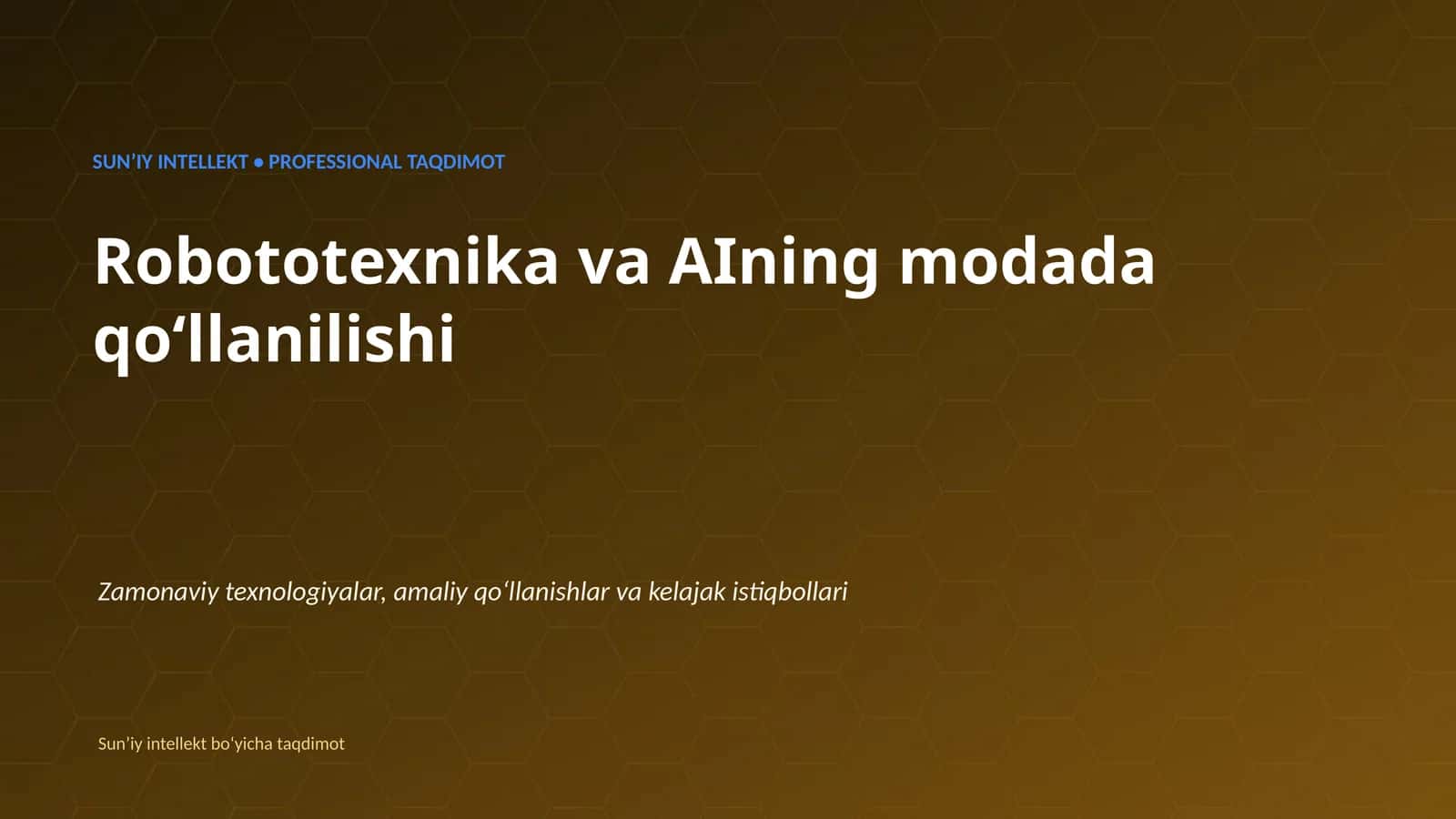 Robototexnika va AIning modada qoʻllanilishi 1