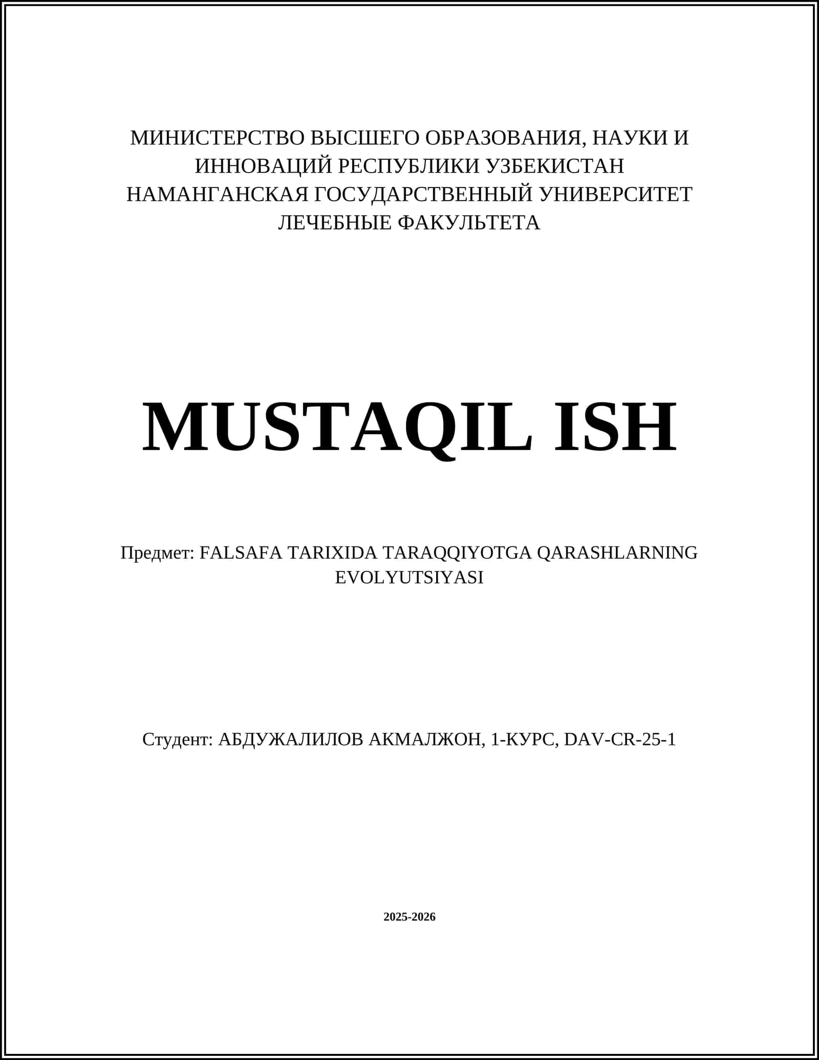 FALSAFA TARIXIDA TARAQQIYOTGA QARASHLARNING EVOLYUTSIYASI 1