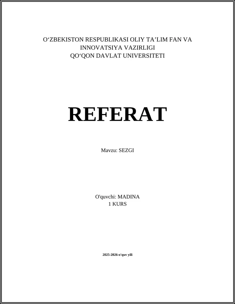 SEZGI 1