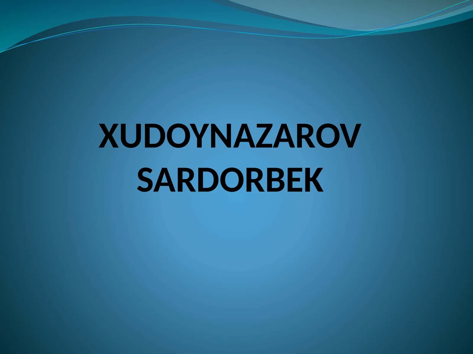 Parallelkompyuterarxitekturasi 1
