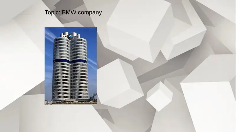BMW Company 1
