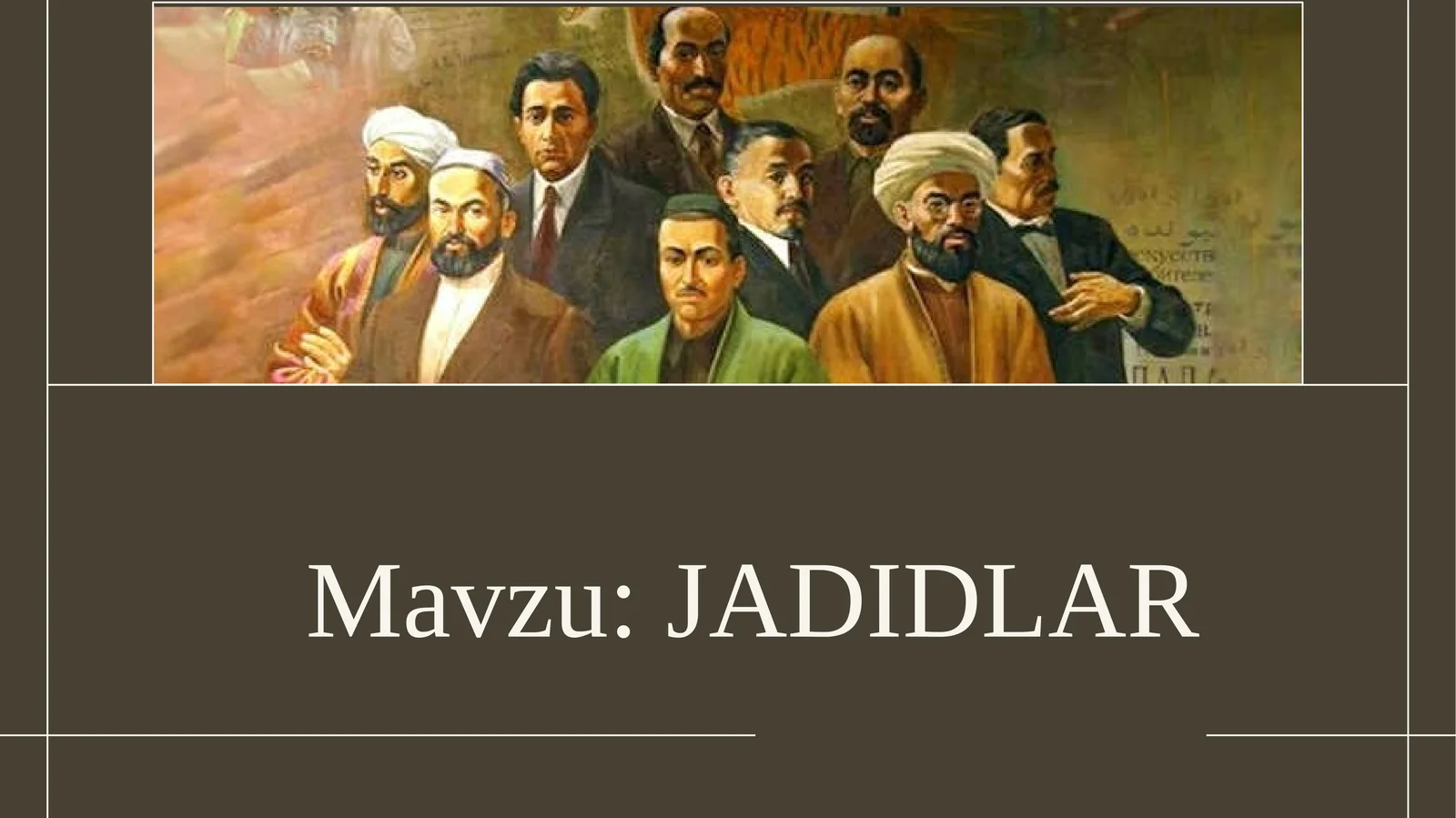 JADIDLAR 1