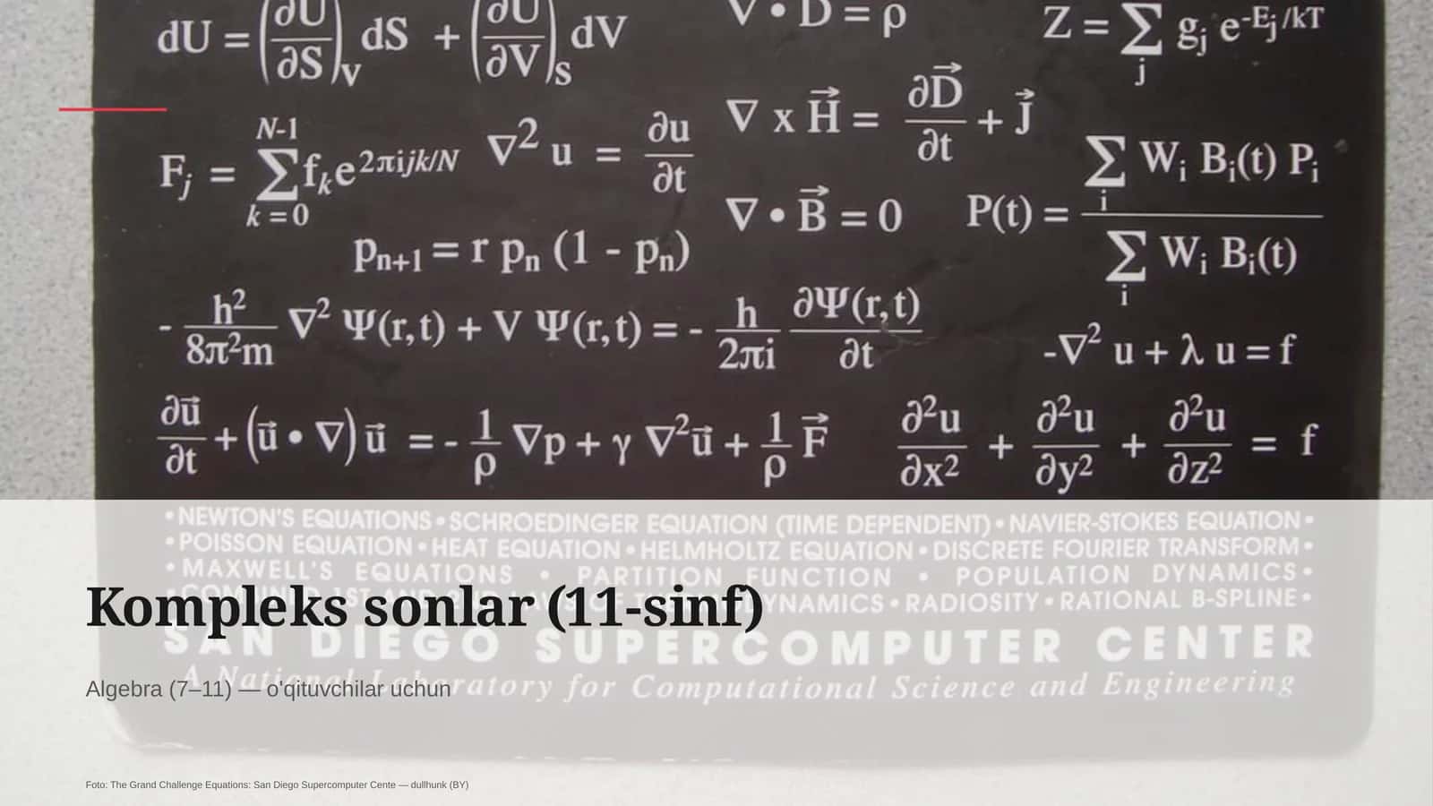 Kompleks sonlar (11-sinf) 4