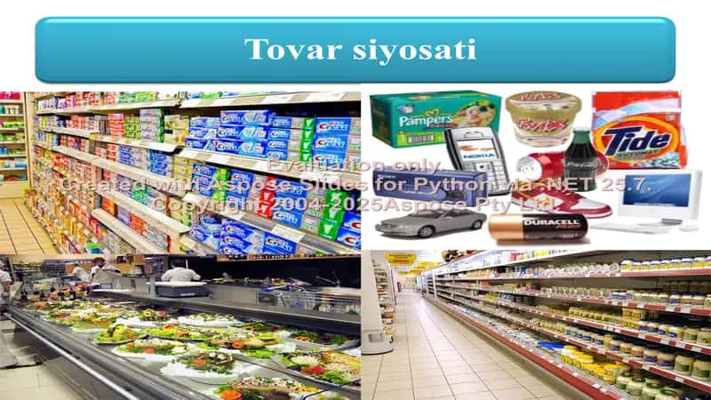 Boylik va Tovar 1