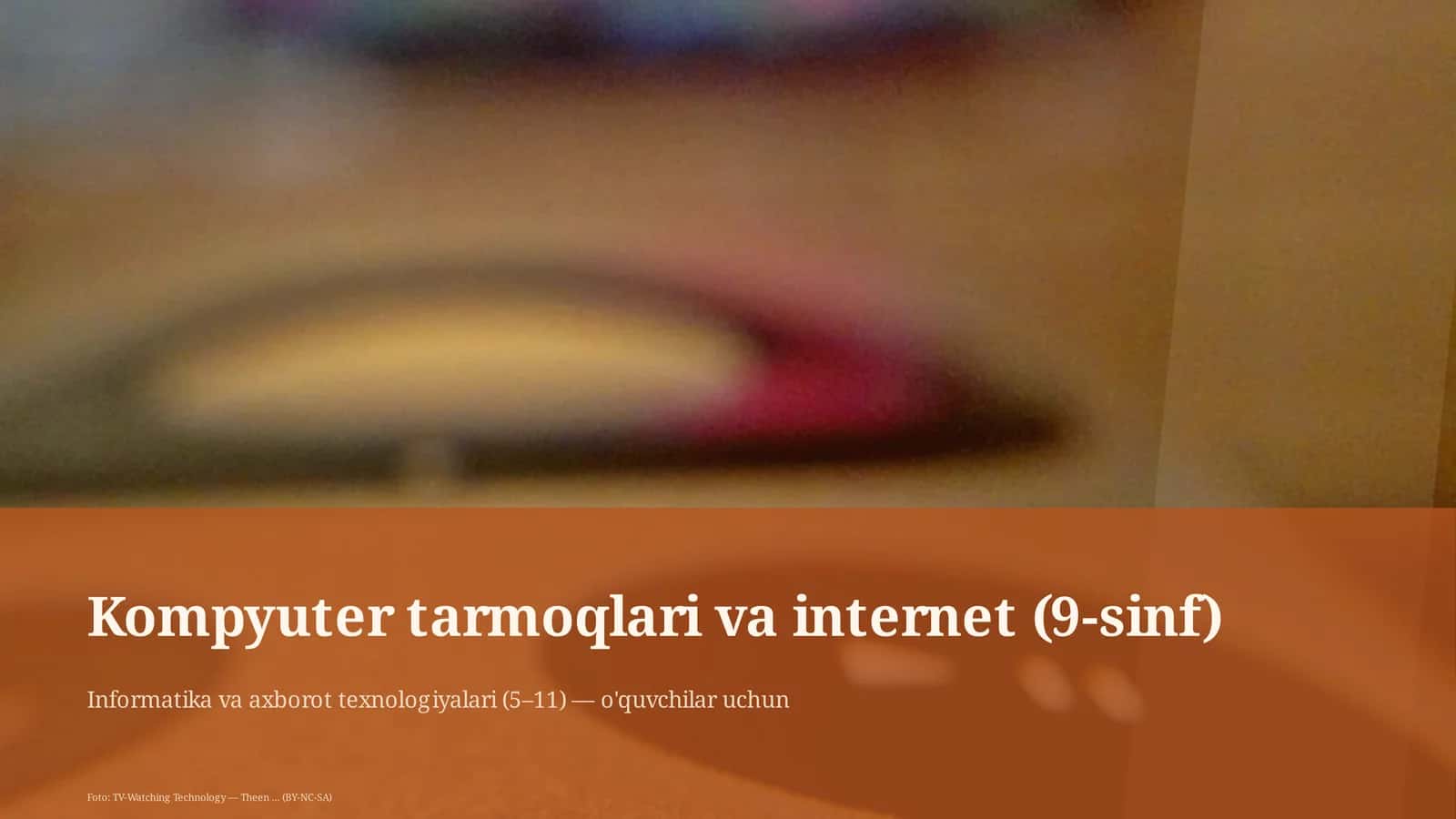 Kompyuter tarmoqlari va internet (9-sinf) 1