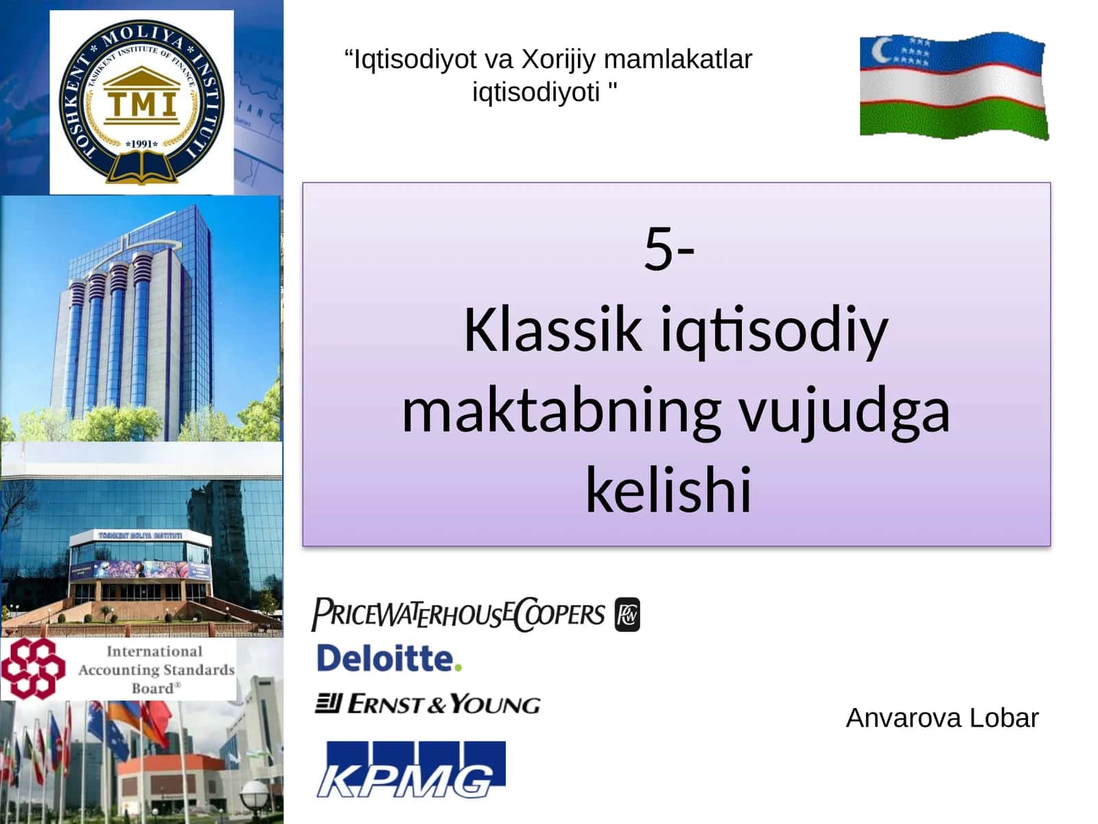 5-Klassik iqtisodiy maktabning vujudga kelishi 1