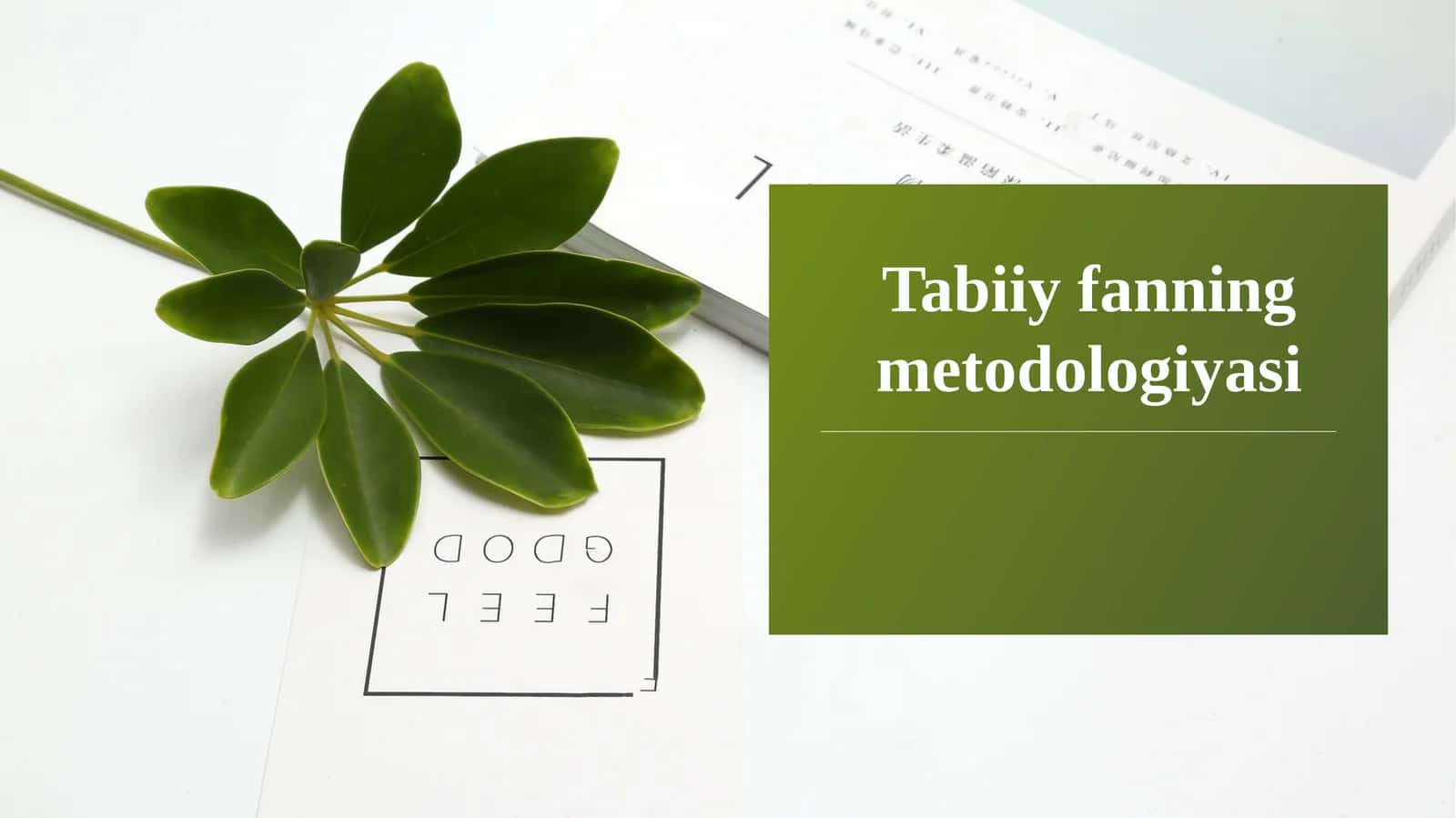 Tabiiy fanning metodologiyasi 1