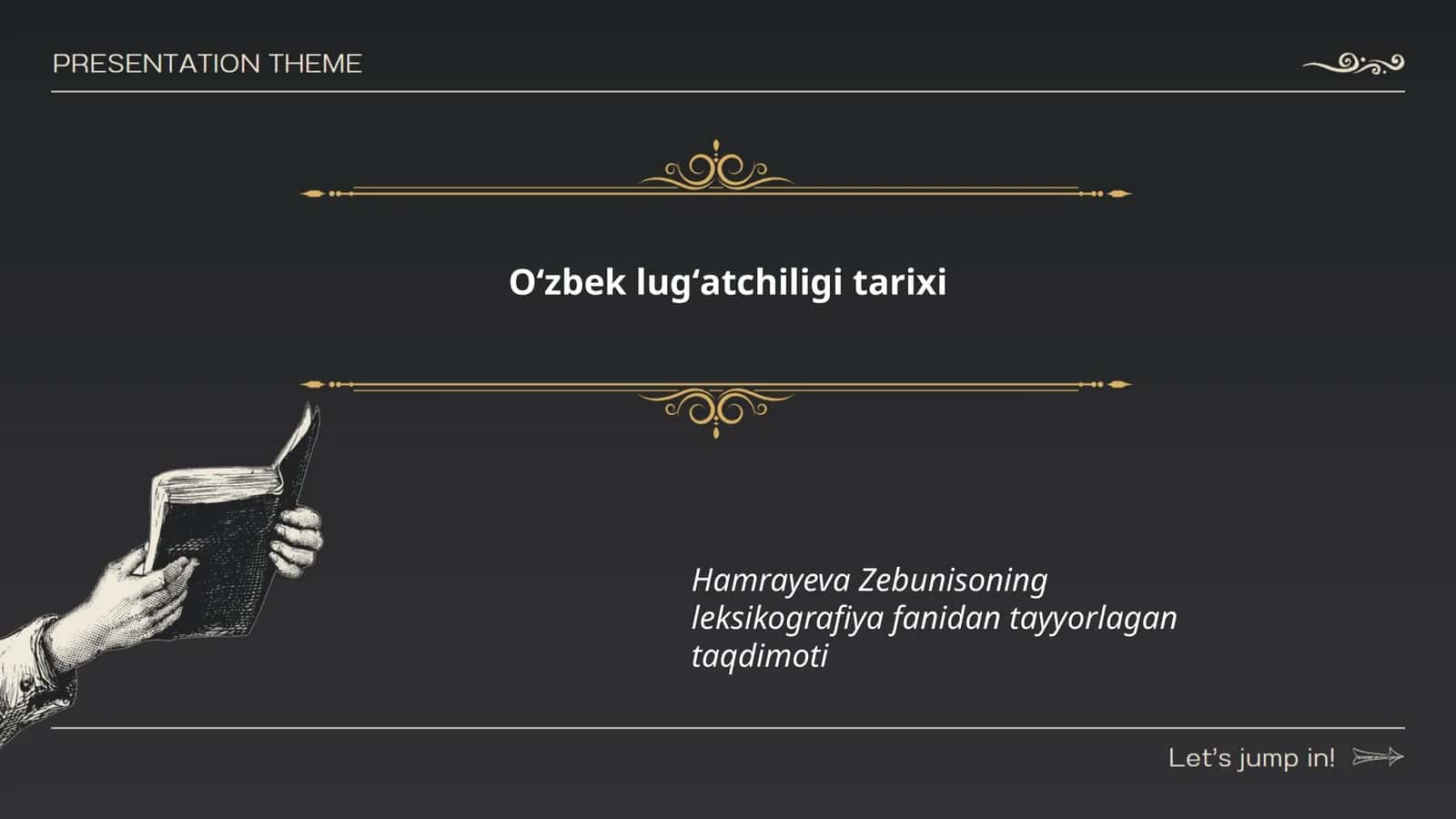 Oʻzbek lugʻatchiligi tarixi 1