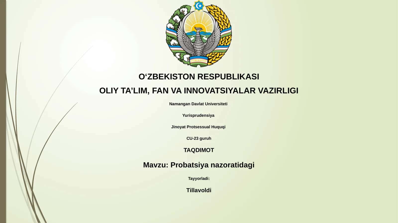 Probatsiya nazoratidagi shaxslarning ijtimoiy-psixologik qiyofasi 1