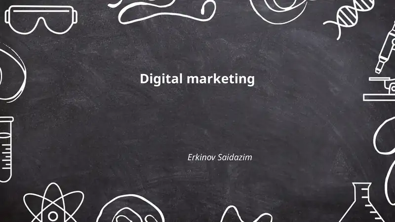 Digital marketing 1