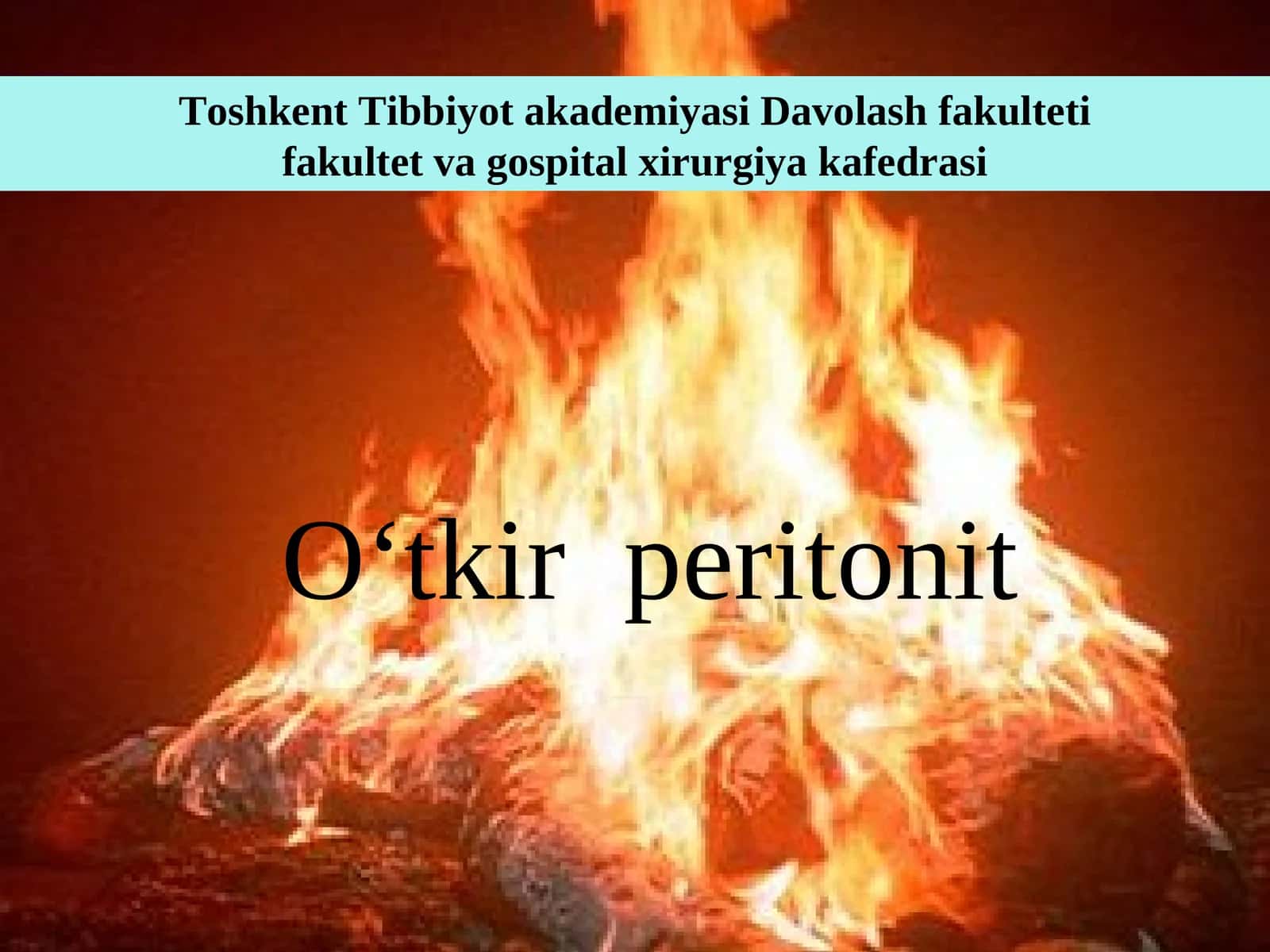 O‘tkir peritonit 1