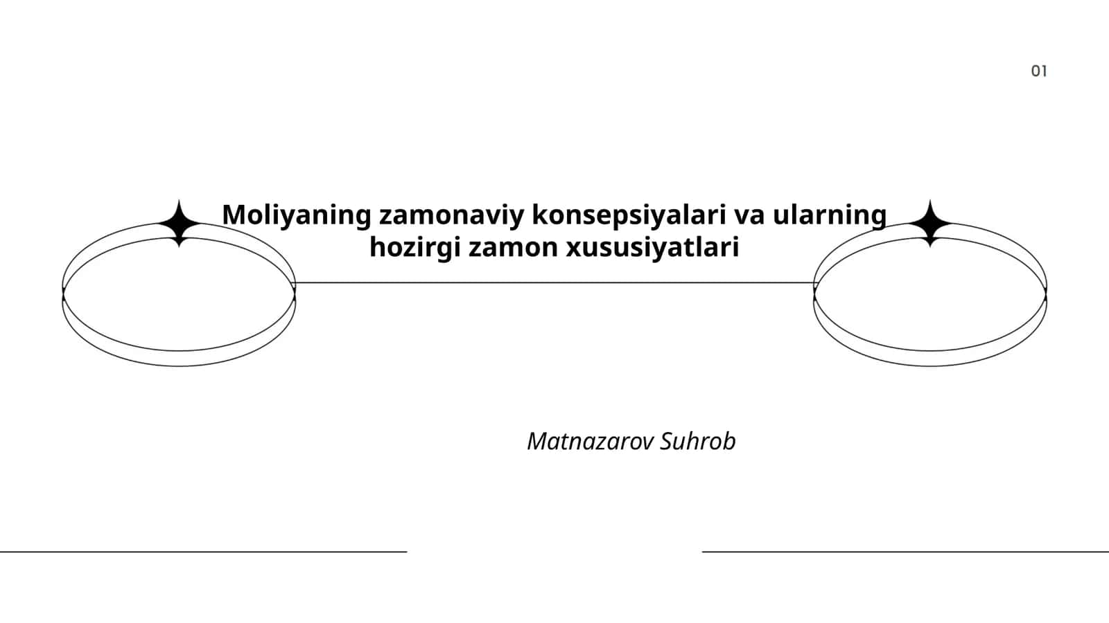 Moliyaning zamonaviy konsepsiyalari va ularning hozirgi zamon xususiyatlari 1