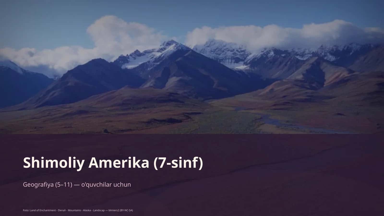 Shimoliy Amerika (7-sinf) 1