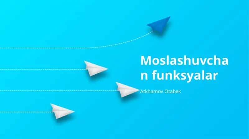 Funktsional bog'lanishlar 1