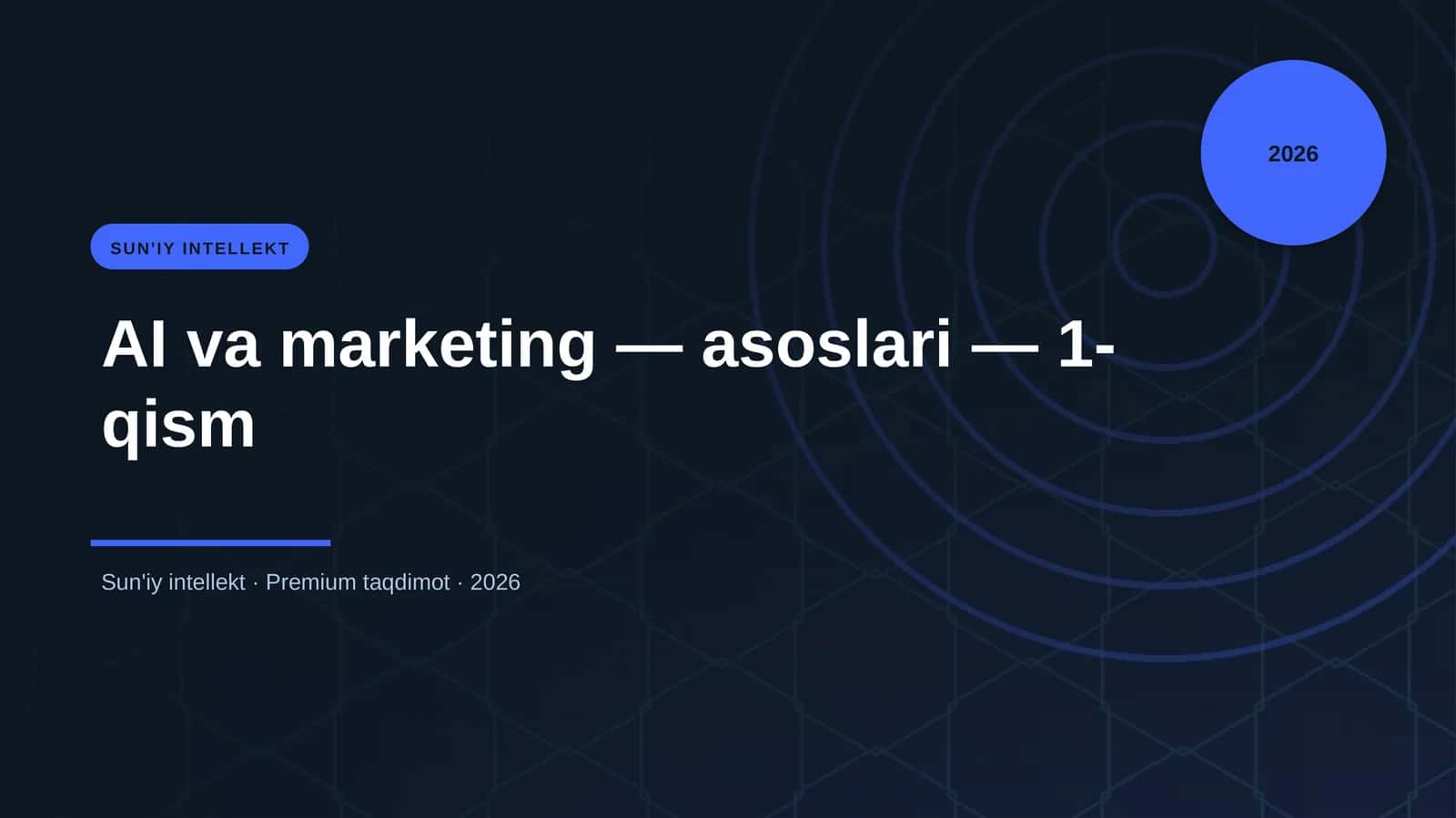 AI va marketing - asoslari - 1-qism 1