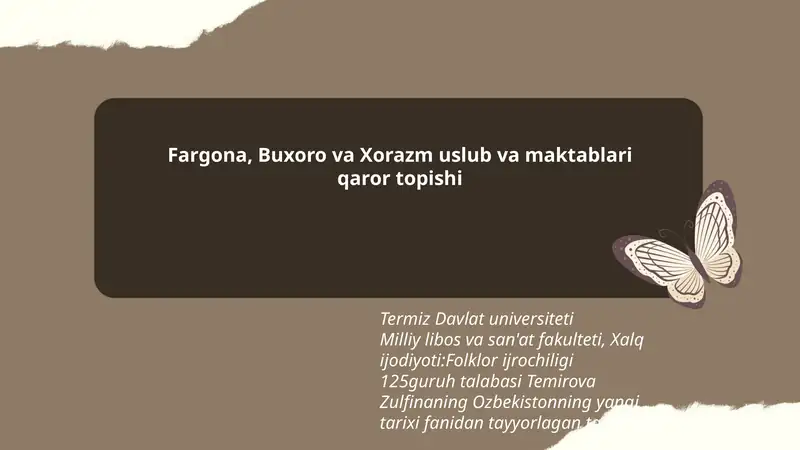 O'zbekistonning yangi tarixi 1