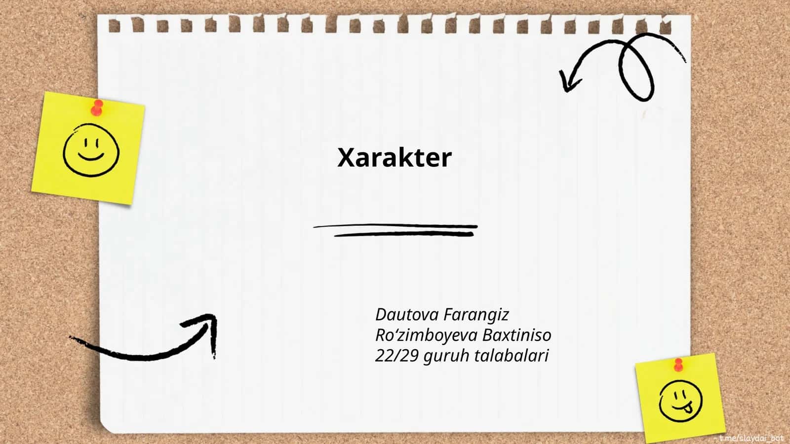 Xarakter 1