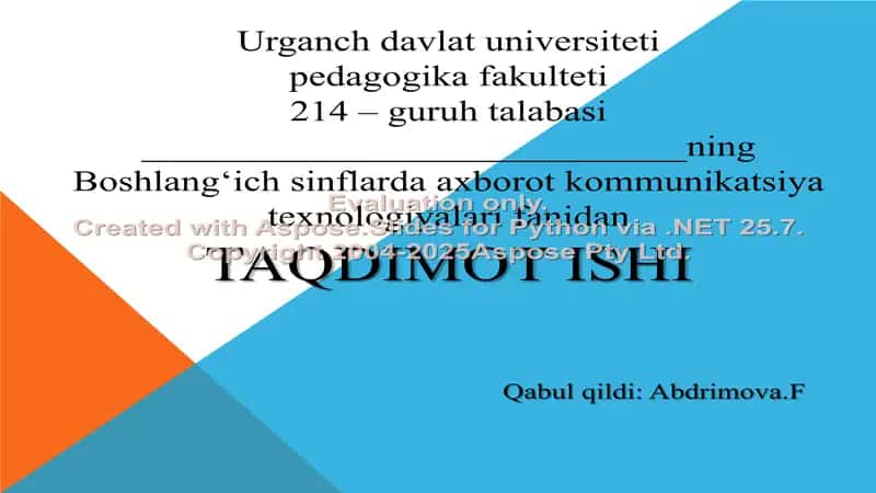 Tovushlar va harflarni o‘rgatishda axborot texnologiyalaridan foydalanish­ni o‘rgatish 1