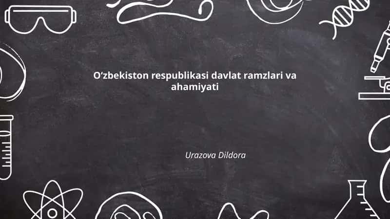 Oʻzbekiston respublikasi davlat ramzlari va ahamiyati 1