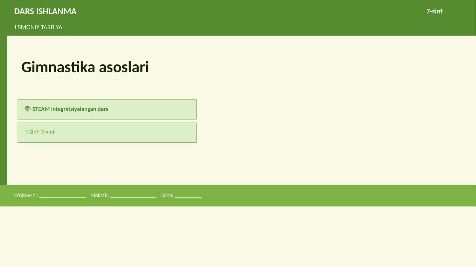Gimnastika asoslari 1