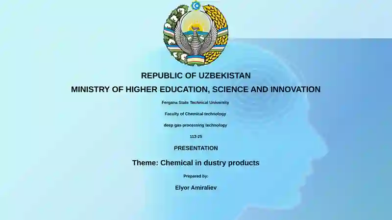 Chemical Industry Products