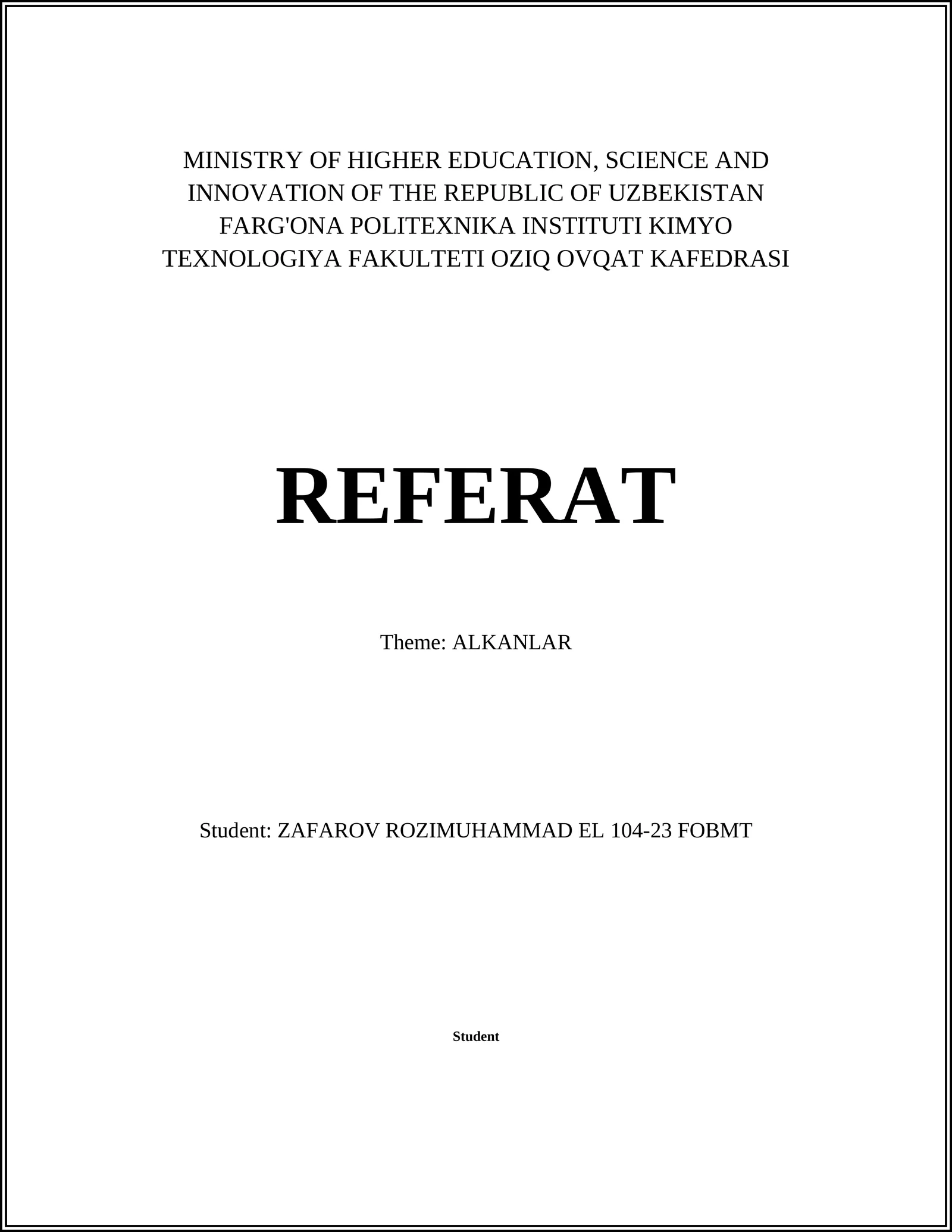 ALKANLAR 1