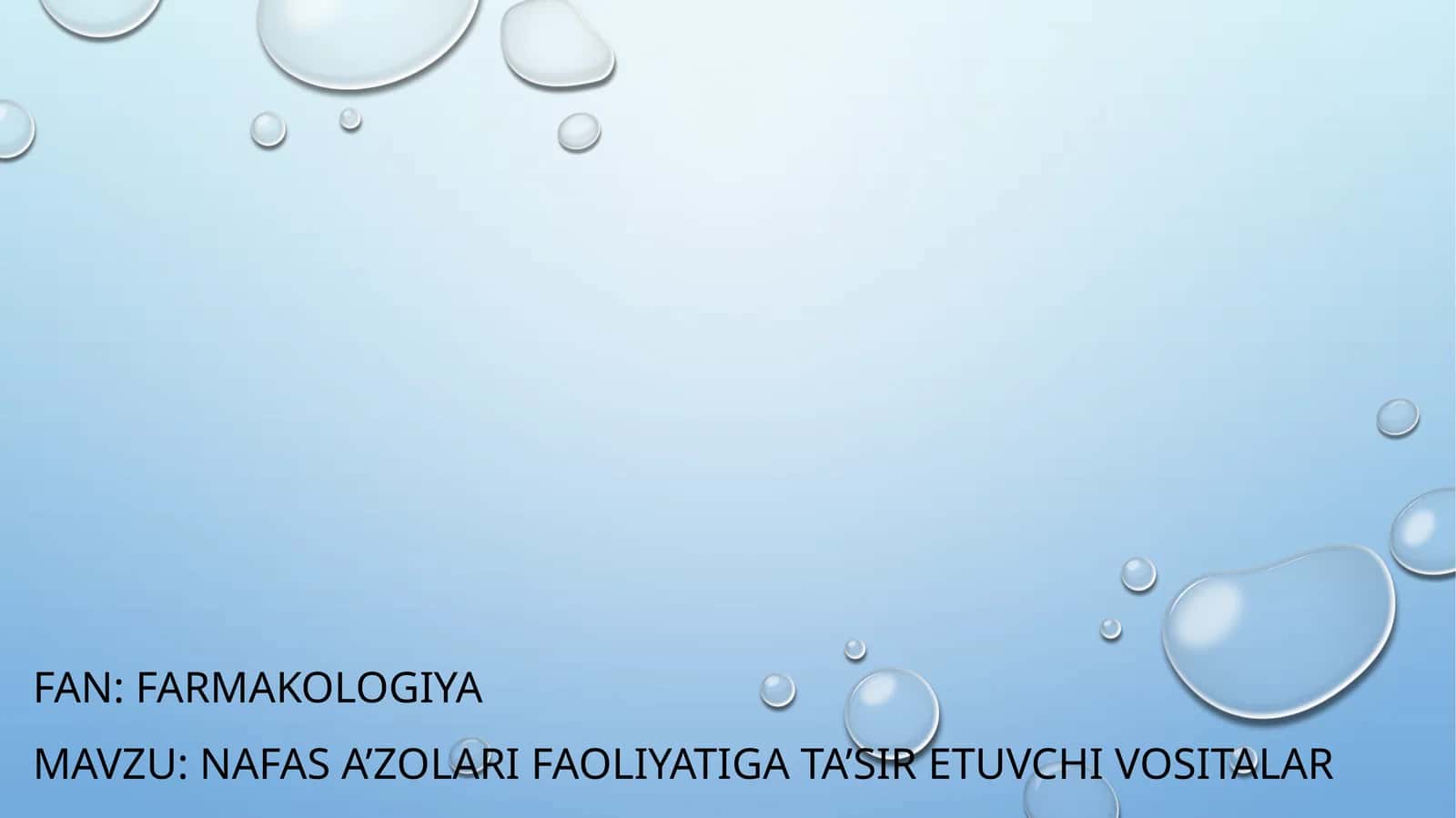 Nafasa’zolar ifoilatigata’siretuvchivositalar 1