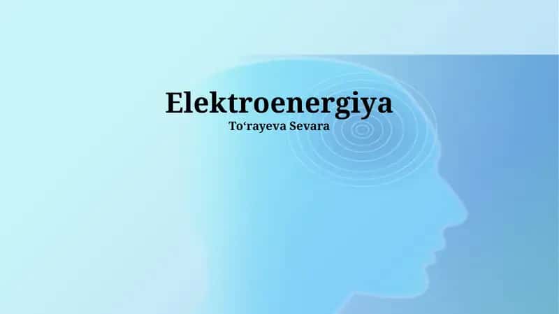 Elektroenergiya 1