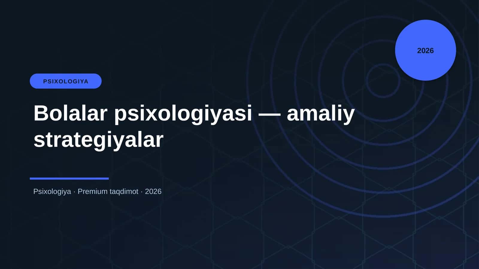 Bolalar psixologiyasi — amaliy strategiyalar 1