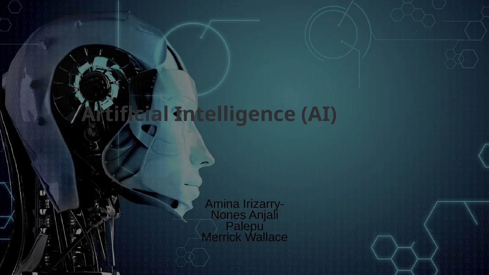 Artificial Intelligence (AI) 1