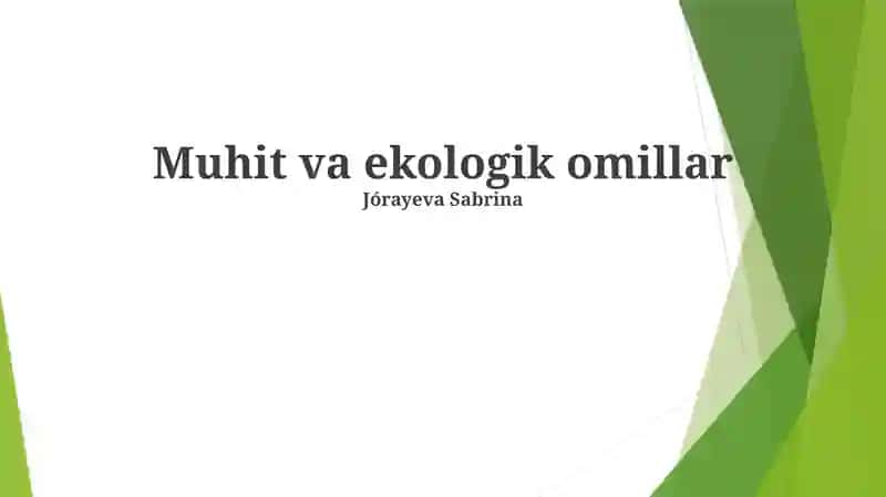 Ekologik muvozanat