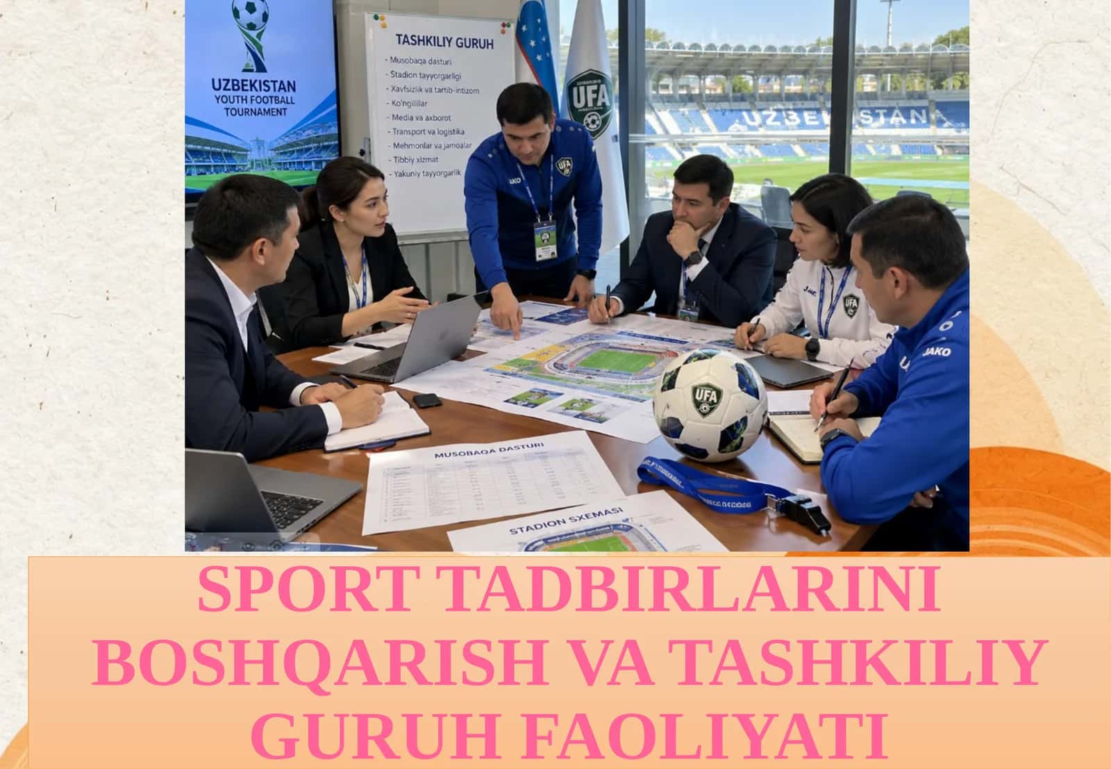 Sport tadbirlarini boshqarish va tashkil etish faoliyati 1