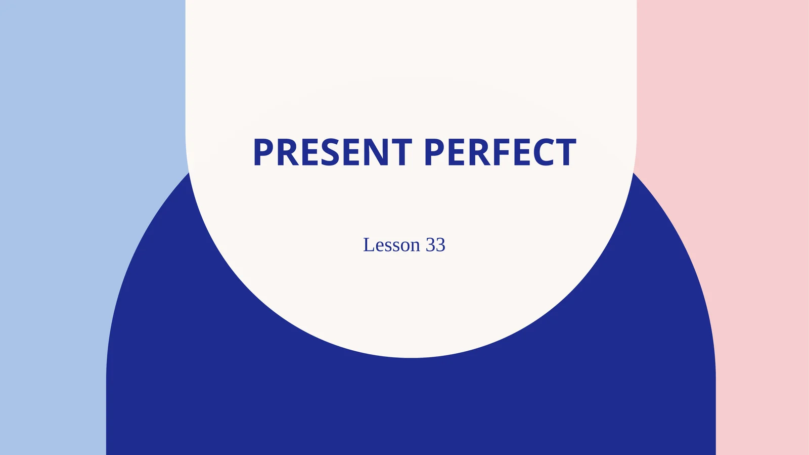Present perfect 1