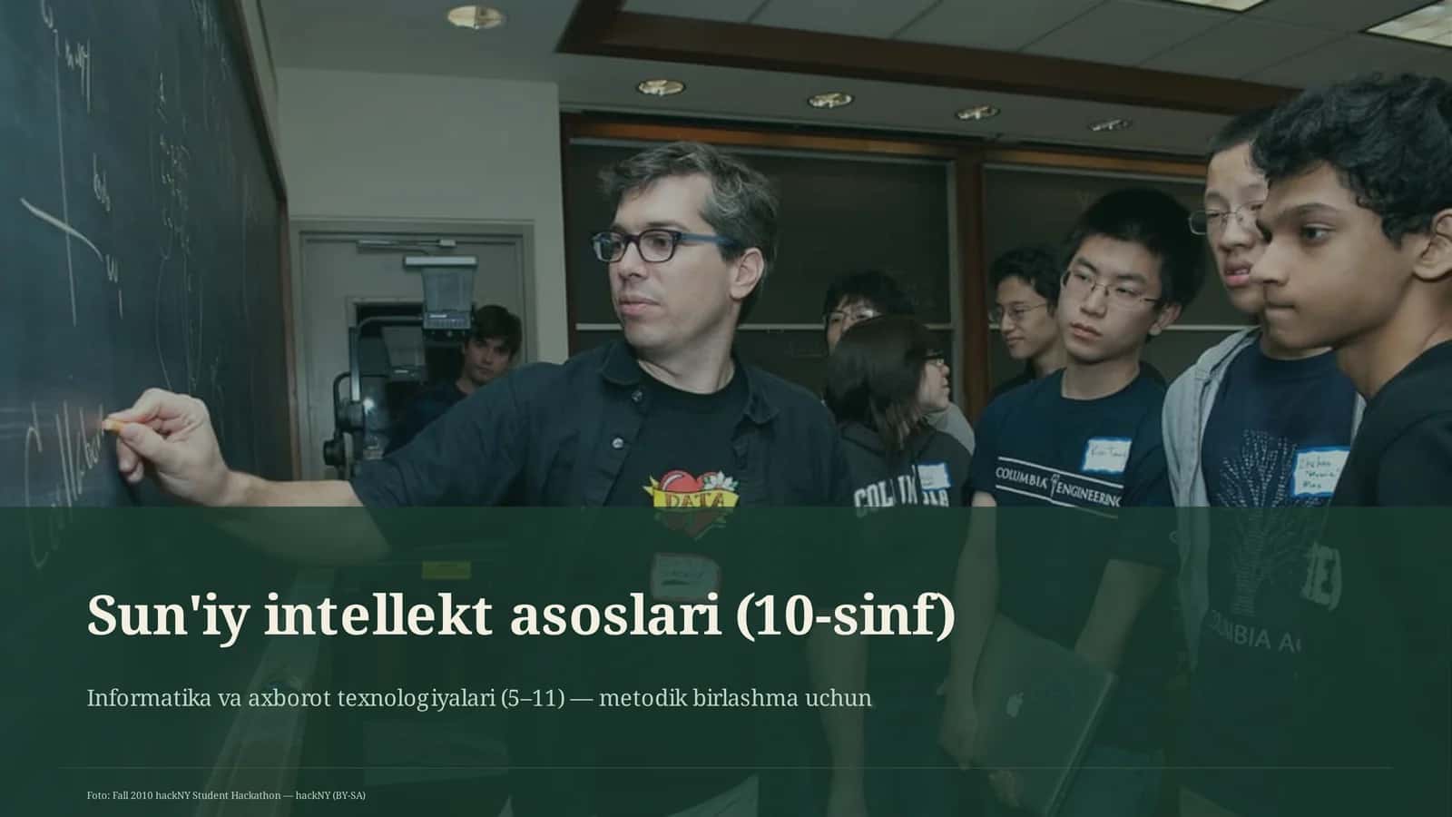Sun'iy intellekt asoslari (10-sinf) 1