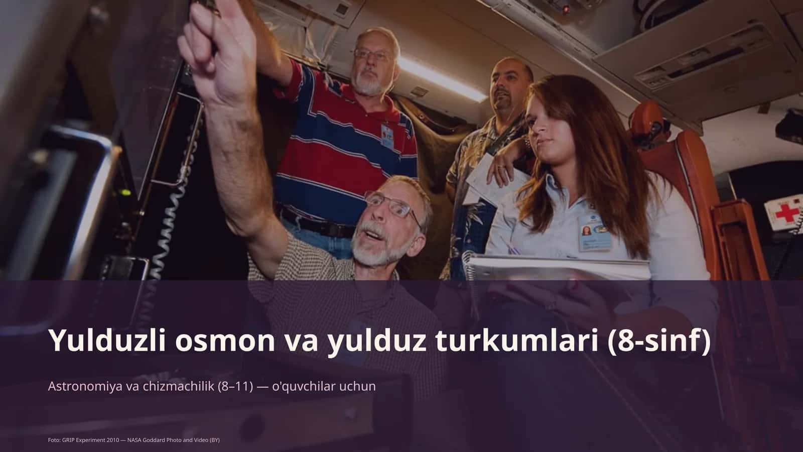 Yulduzli osmon va yulduz turkumlari (8-sinf) 1