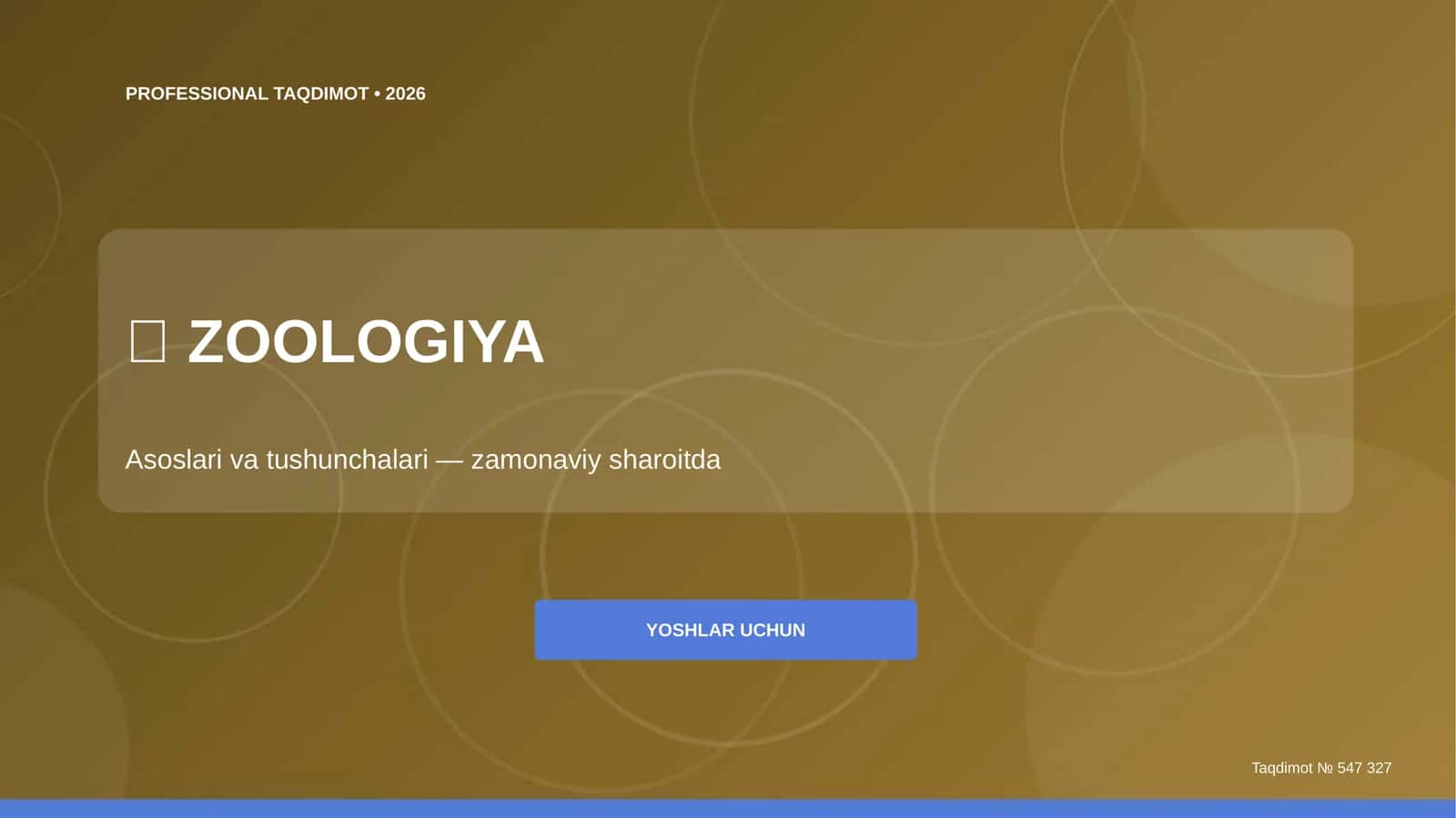 Zoologiya: asoslari va tushunchalari (zamonaviy sharoitda) [yoshlar uchun] 1