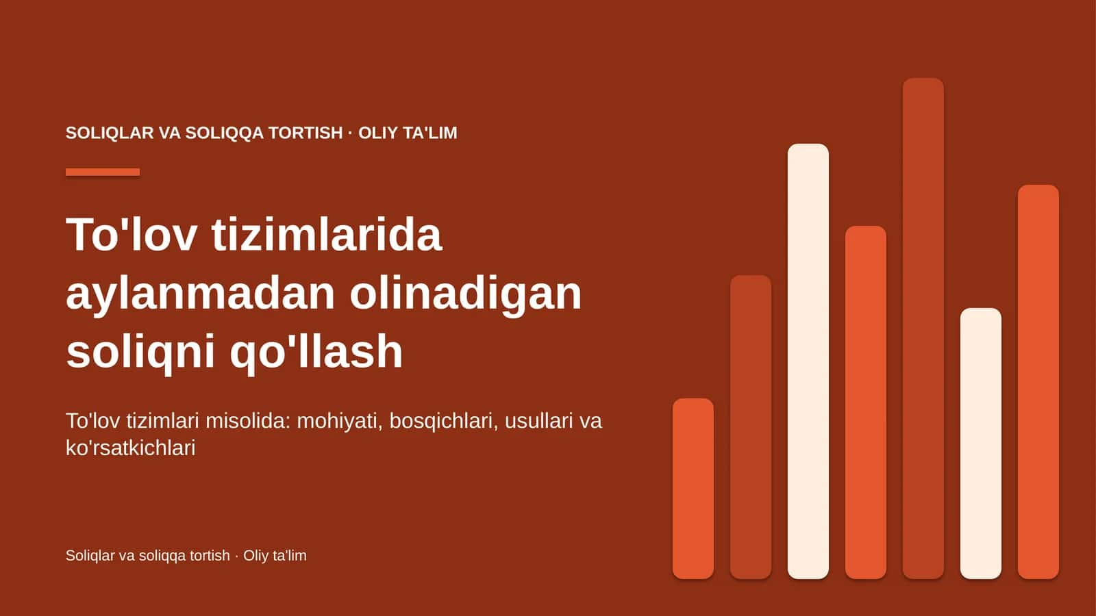 to'lov tizimlarida aylanmadan olinadigan soliqni qo'llash 5529 1