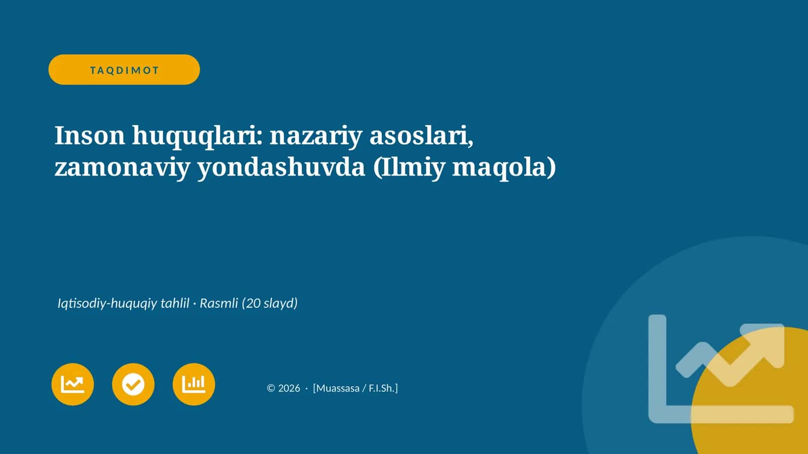 Inson huquqlari: nazariy asoslari, zamonaviy yondashuvda (Ilmiy maqola) 1