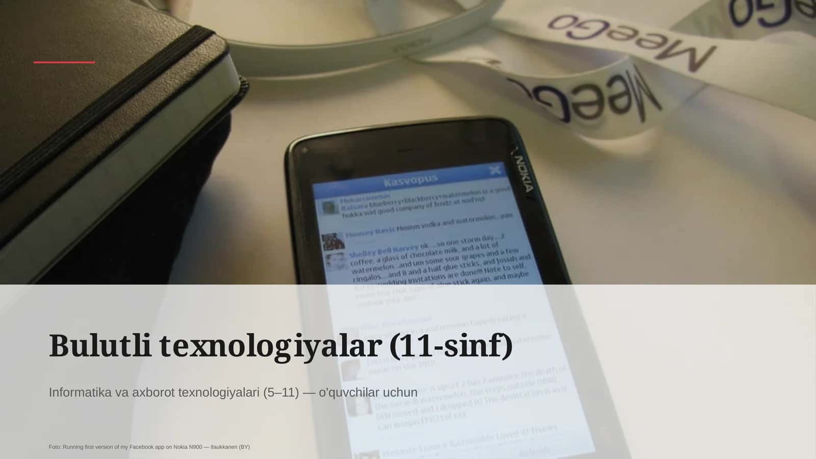 Bulutli texnologiyalar (11-sinf) 1