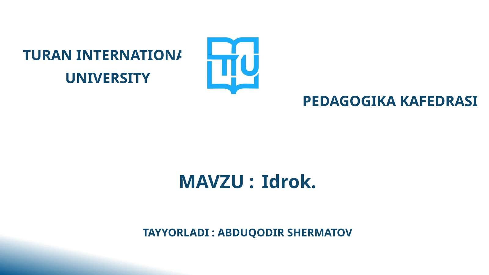 Idrok 1