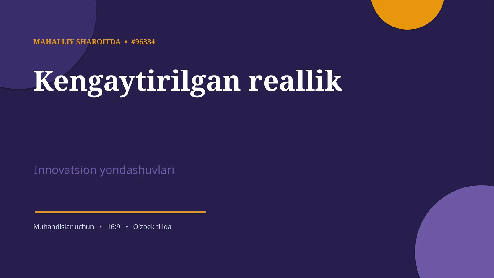 Kengaytirilgan reallik 1