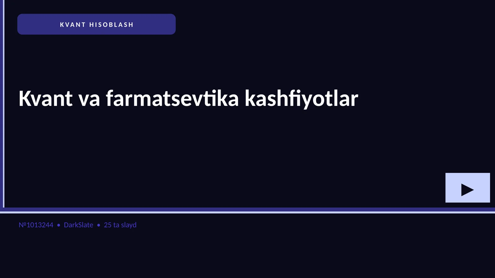 KVANT HISOBLASH 1