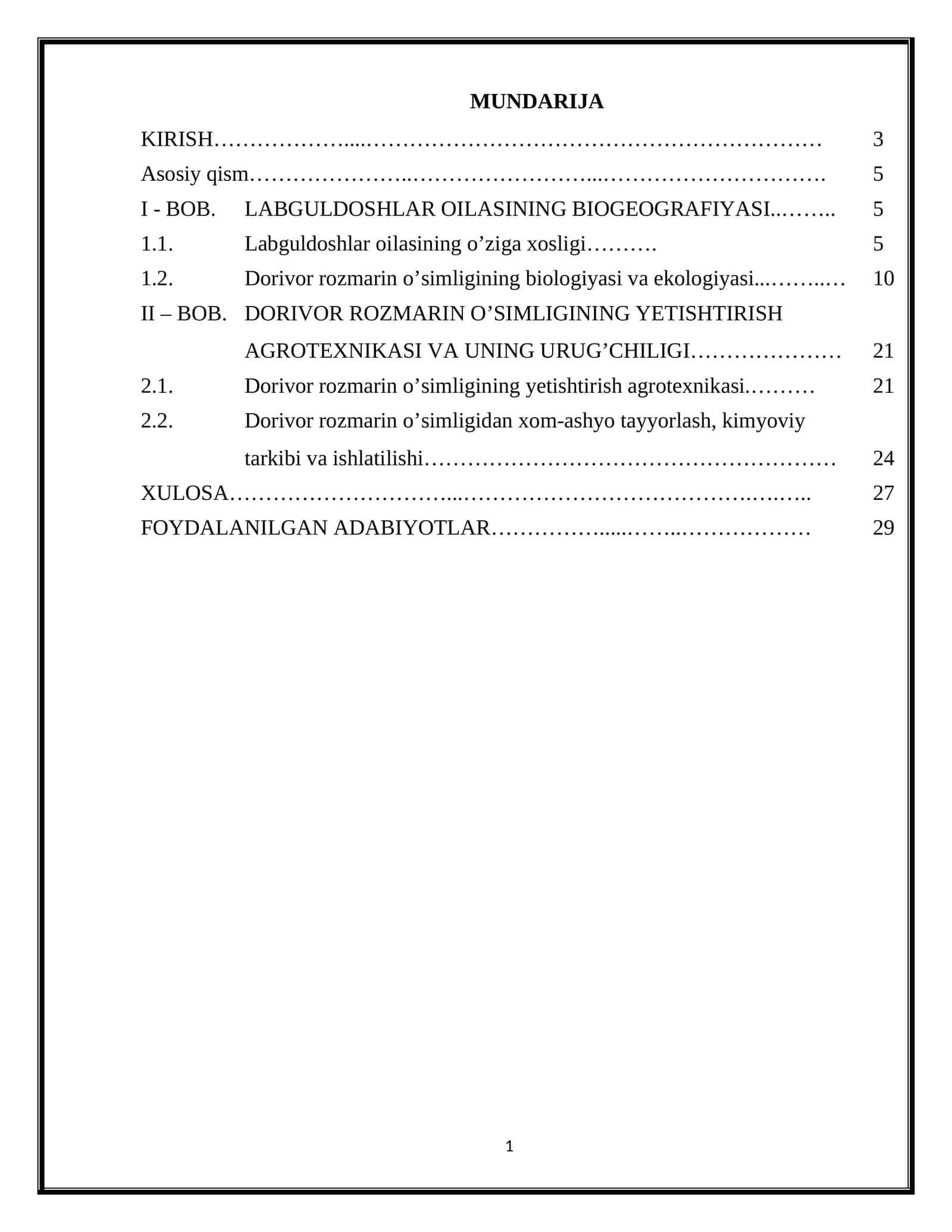 Dorivor rozmarin (Розмарин аптечный) – Rosmarinus officinalis L. o’simligini yetishtirish texnologiyasi 1