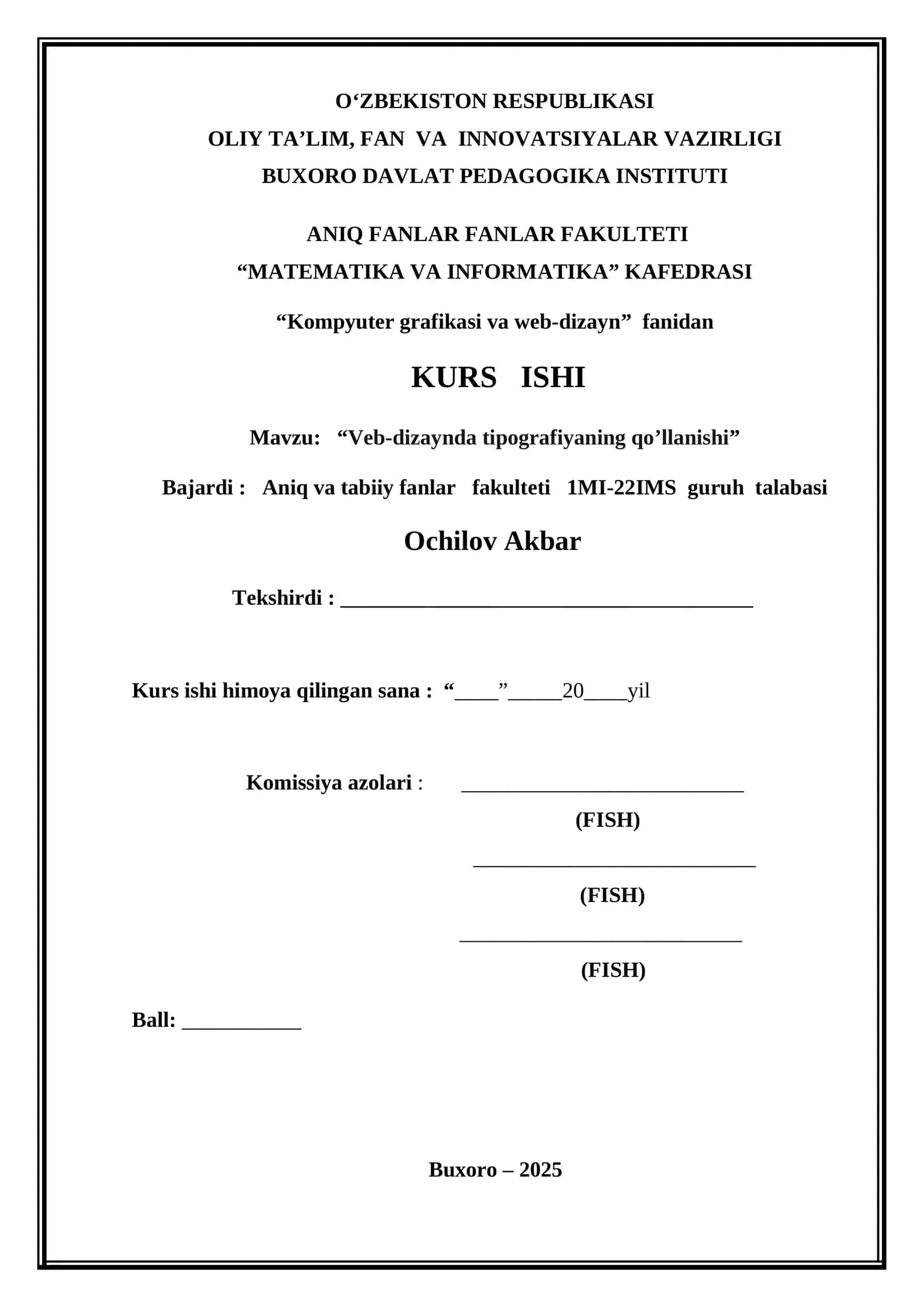 Veb-dizaynda tipografiyaning qo’llanishi 1