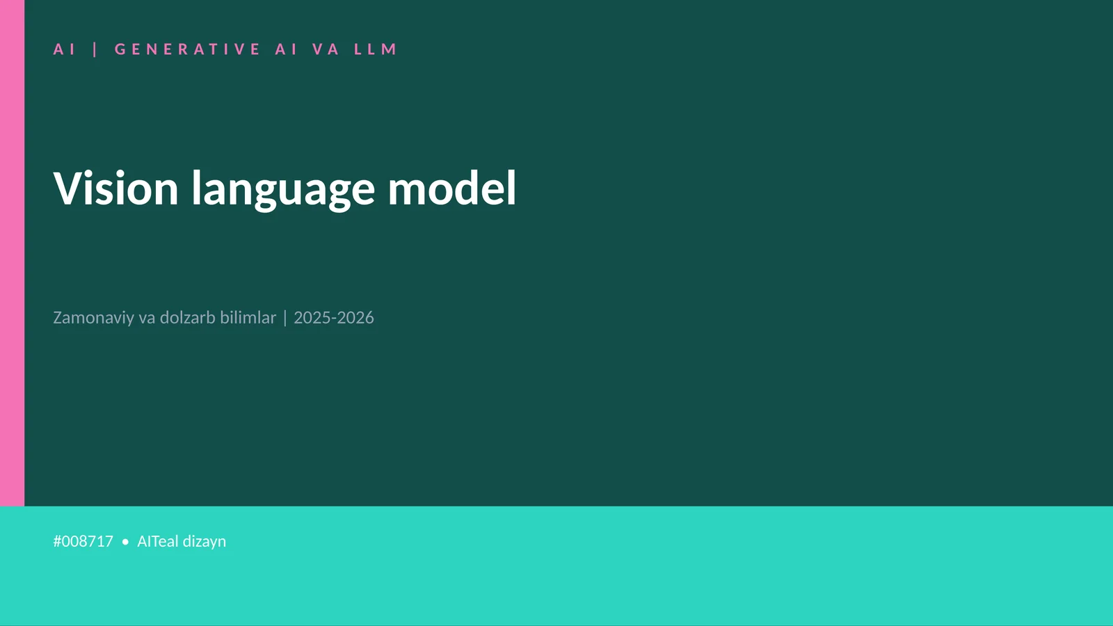 Vision language model 1