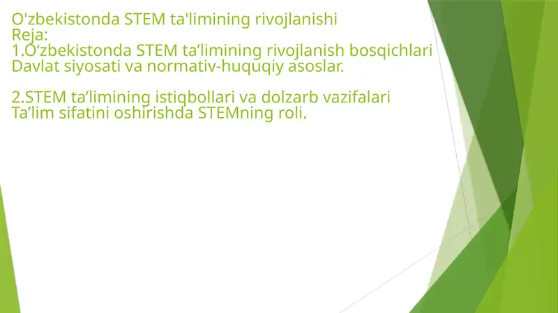STEM Ta'limi 1