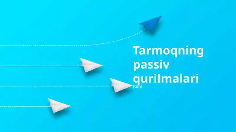 Passiv tarmoq qurilmalari