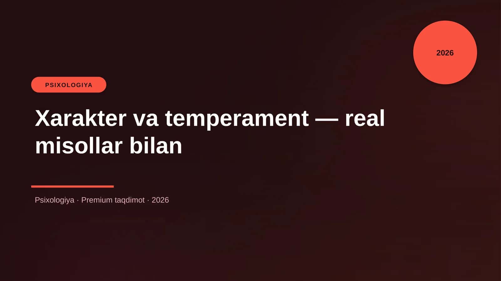 Xarakter va temperament — real misollar bilan 2